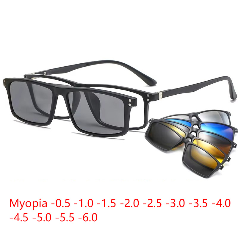 Reflector 5 In 1 - Lunettes de soleil magnétiques pour myopie