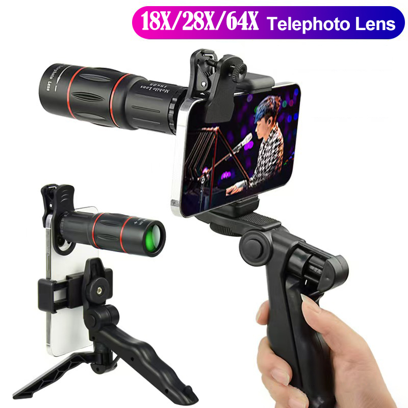 Photography Trick - Téléobjectif 64X pour téléphone portable, objectif
