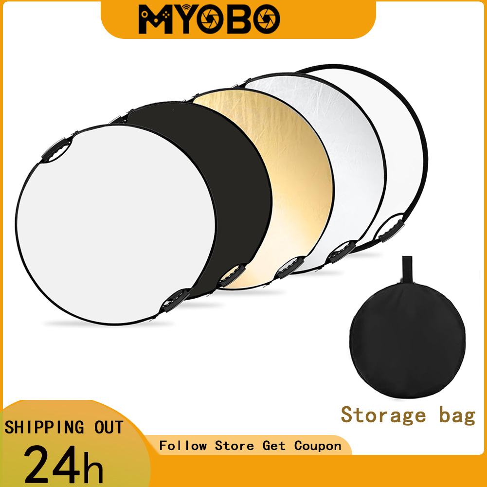 Reflector 5 In 1 - Réflecteur photographique pliable MYOBO avec étui