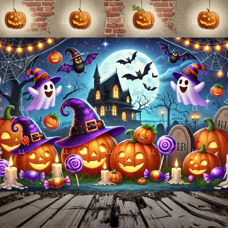 Décor de fête d'Halloween en d - Photography Trick avis et prix