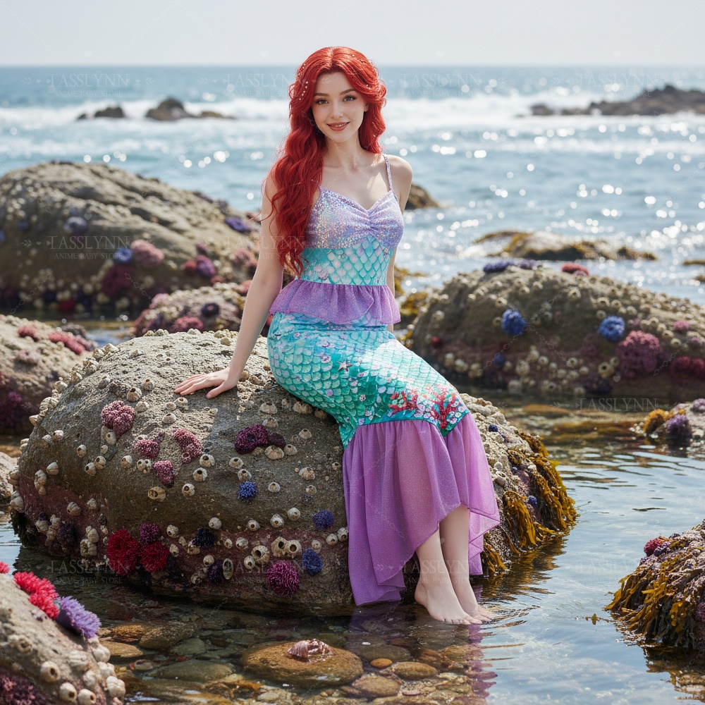 Robe longue de cosplay Ariel l - Photography Outfits avis et prix