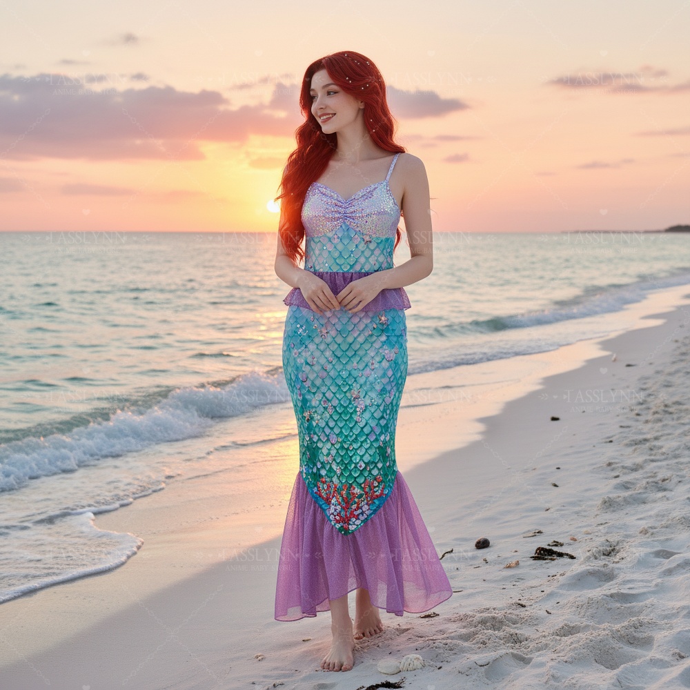 Robe longue de cosplay Ariel l - Photography Outfits avis et prix