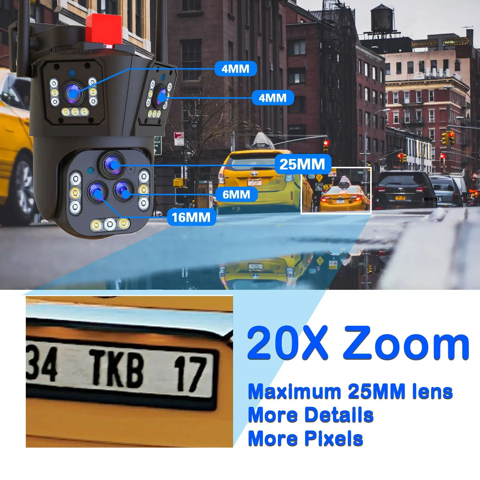 Ultra 20MP 10K WIFI PTZ contrô - Photography Term avis et prix