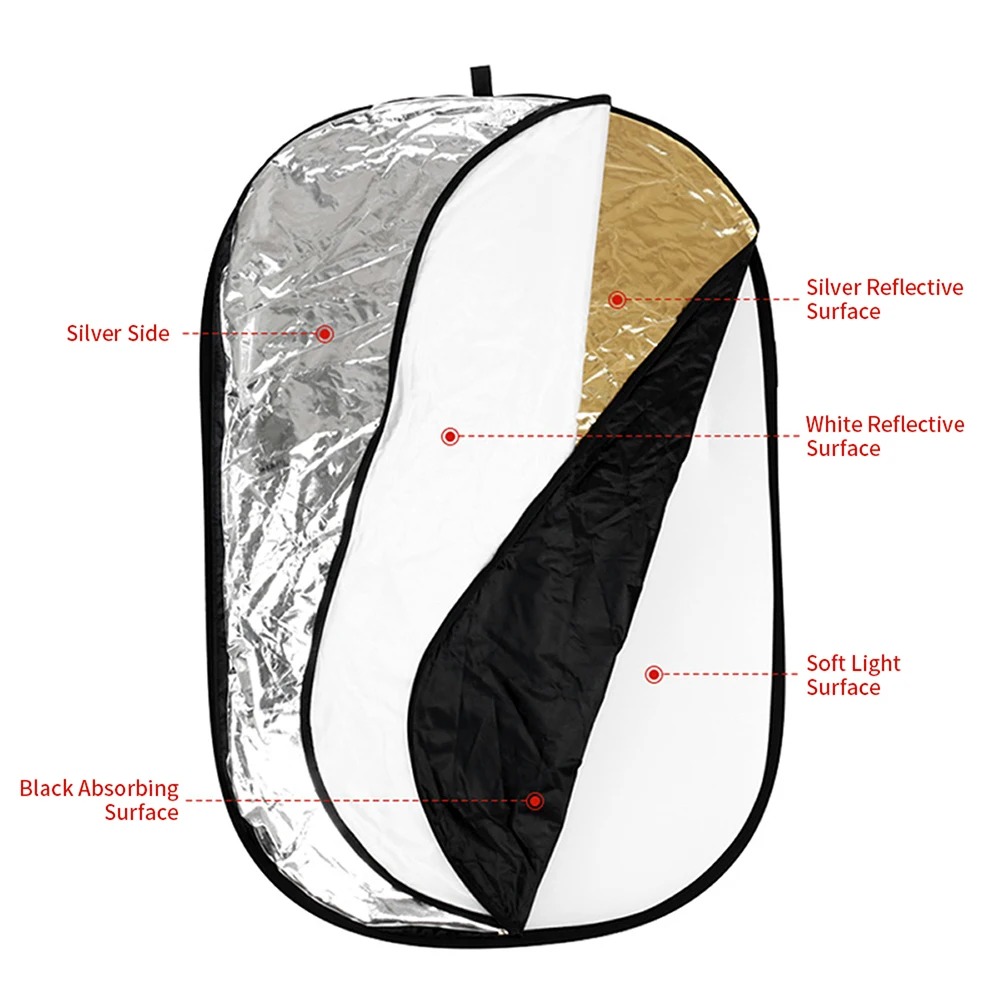 Réflecteur de lumière pliable  - Reflector 5 In 1 avis et prix
